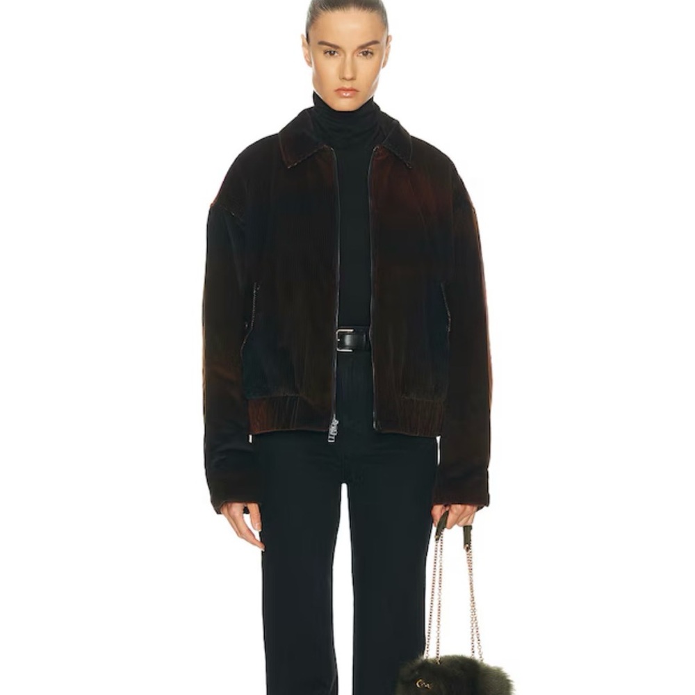 THE‎ ELDER STATESMAN Ombre Cord Boxy Jacket